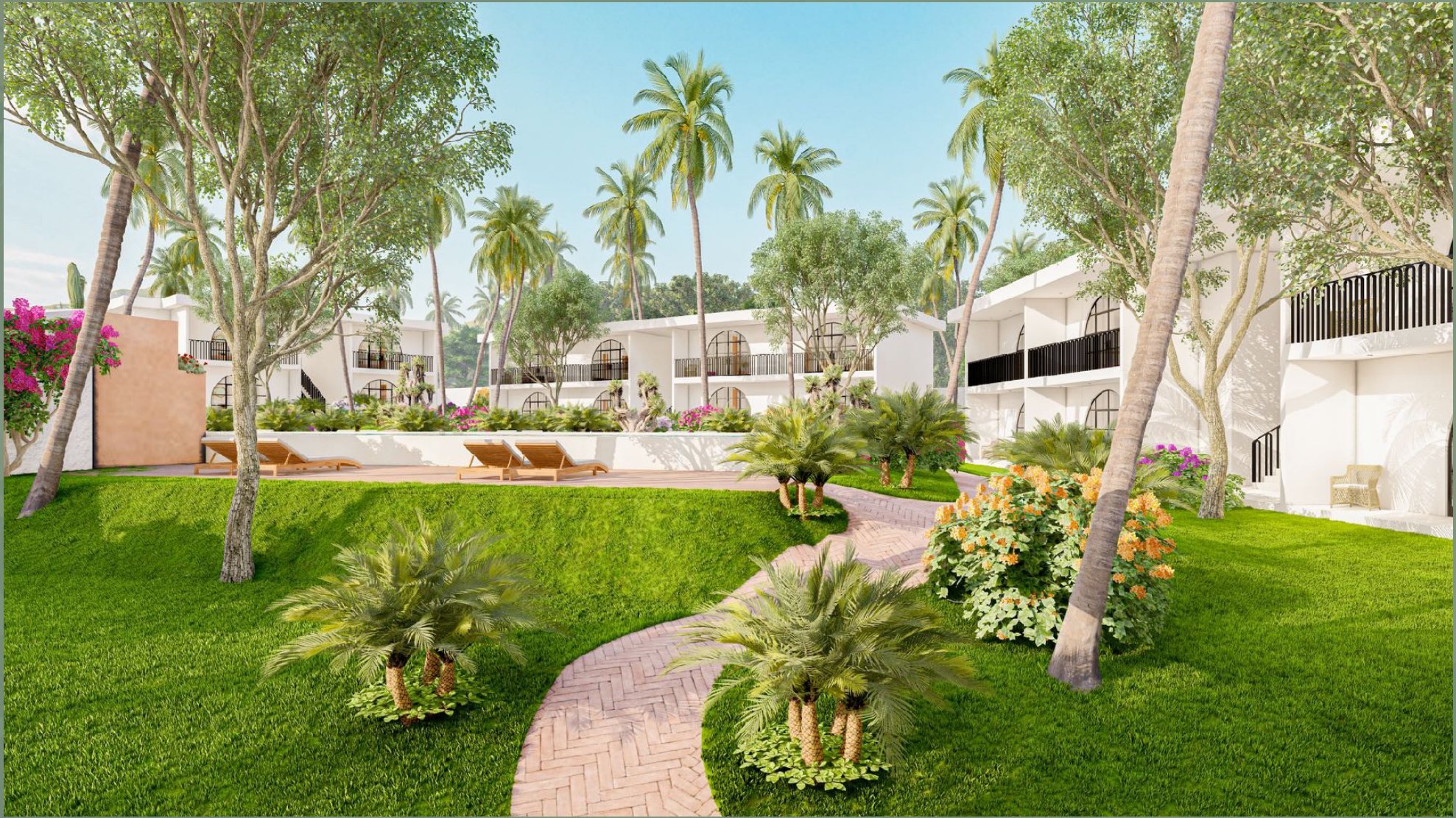 Jardins de l'hôtel Havana