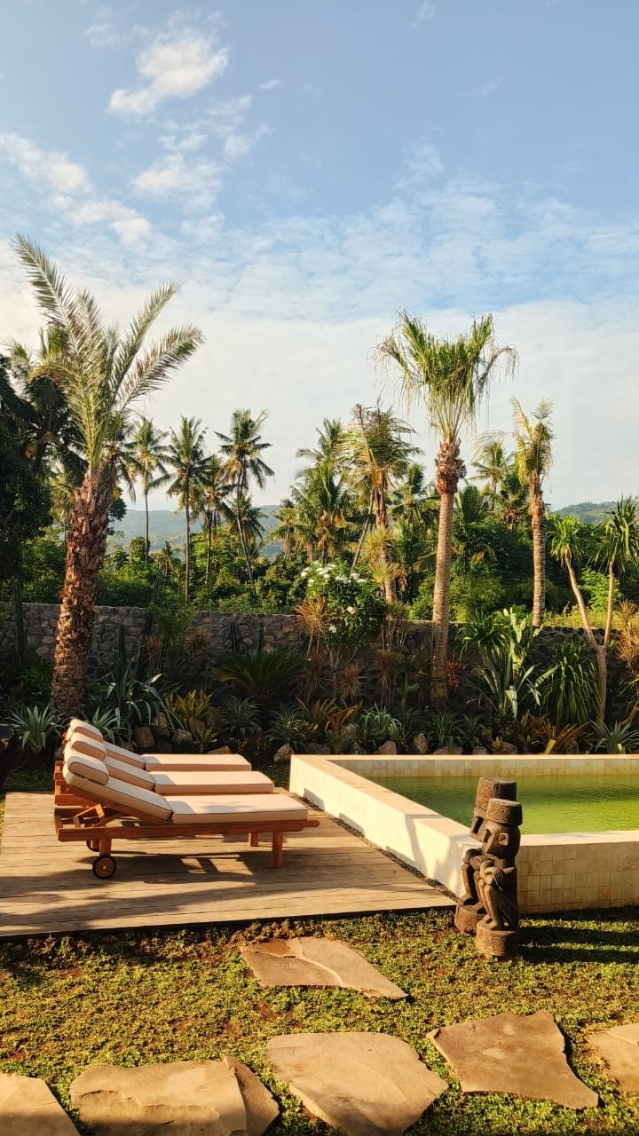 Jardins et bains de soleil