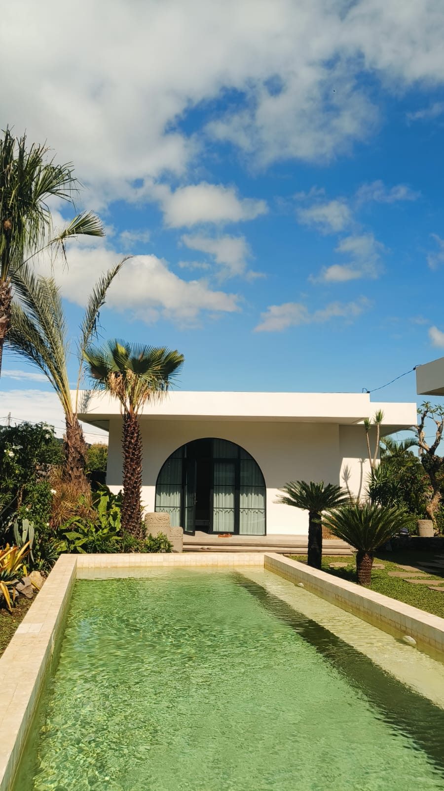 Piscine privée et arche